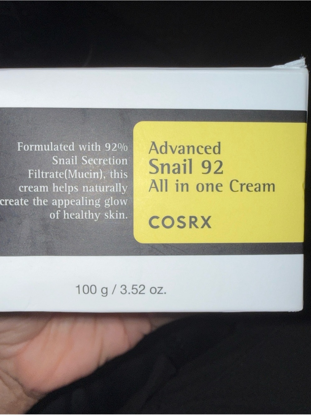 COSRX Advanced Snail 92 All In One Cream - Yellow & White Packaging